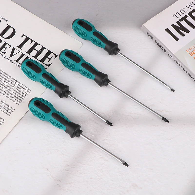 4PCS Multipurpose Handle Screwdrivers Set Electrician Insulated Security Repair Hand Tools Cross/Straight Type Screw Driver