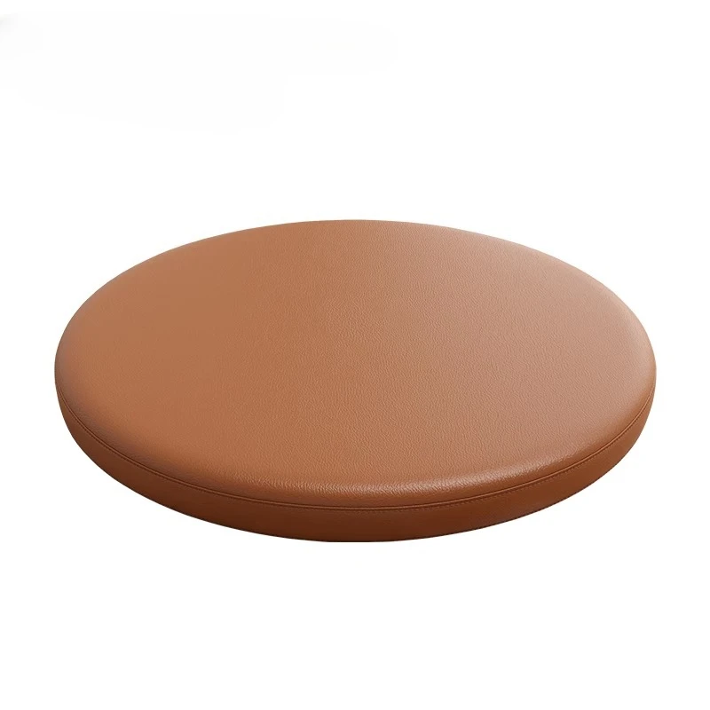 Circular Memory Cotton Pad Leather Cover Memory Cotton Dining Chair Cushion Bar Stool Cushion Putian Anti Slip Soft Seat Cushion