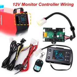 12V Switch + Control Board Moederbord + Afstandsbediening Voor 5kw Auto Parking Heater Diesels Air Heater Lcd Monitor