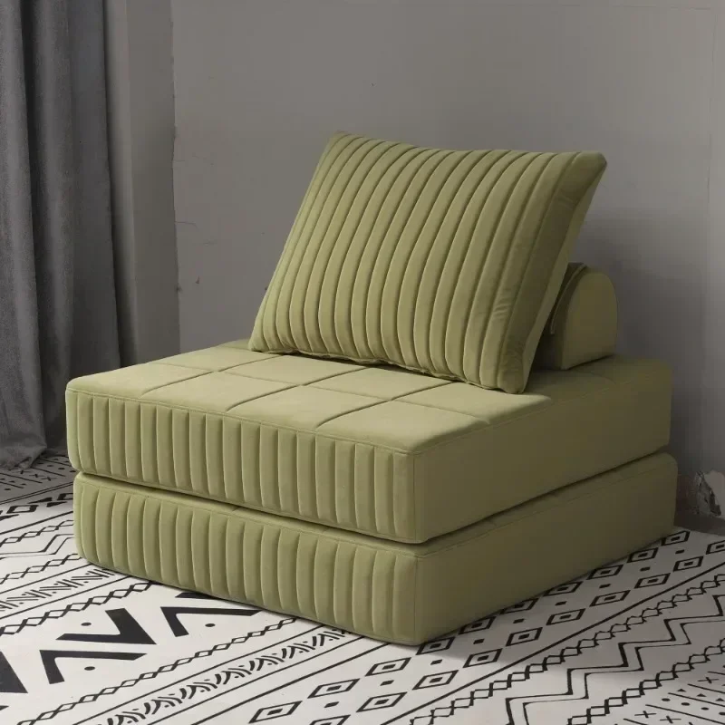 

Nordic Lazy Sofa Living Rooms Convertible 1-person Floor Sofas Beds Girls Tiny House Aesthetic Multifunction Furniture for Room