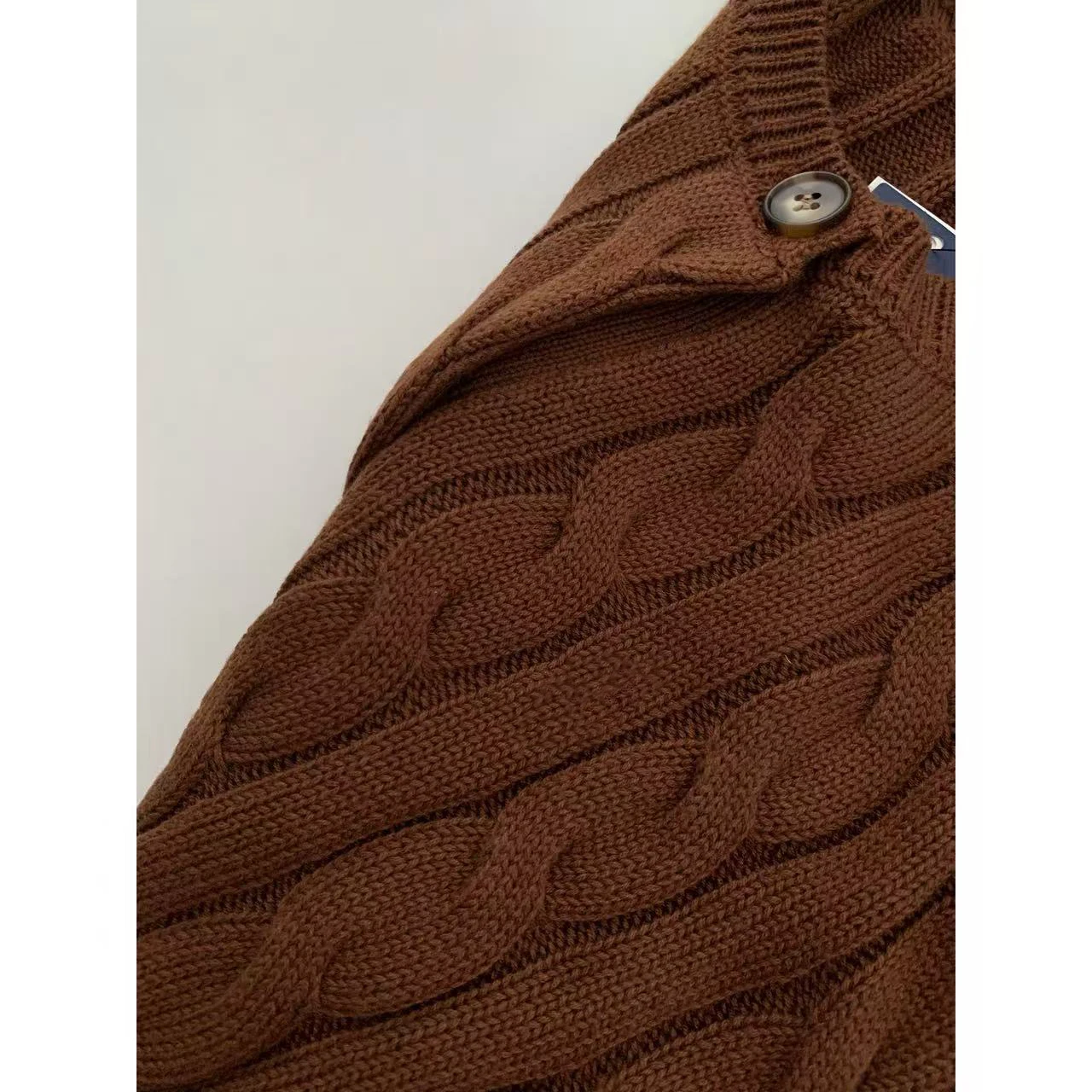 

KAILE Retro Knitted Embroidered Casual Loose round Neck Open Cardigan Women's Sweater Outerwear Comfortable Breathable