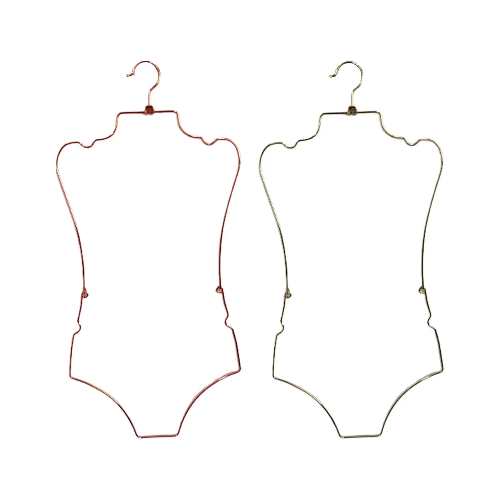 Body Shape Lingerie Hanger Foldable Durable Closet Organizer Swimsuit Hanger for Closet for Stores Boutiques Show Window Bedroom