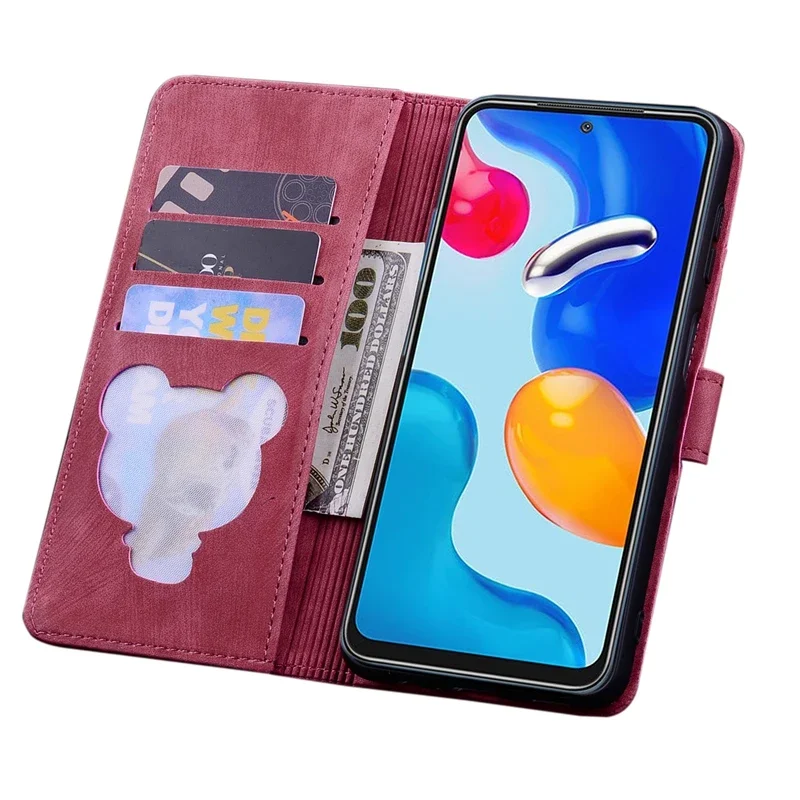 PU Leather Wallet Case for Xiaomi Redmi Note 12 Pro 5G 12 12S 11 11 Pro Cartoon Cover for Xiaomi 12 12 Pro Poco M4 Pro X3 M3