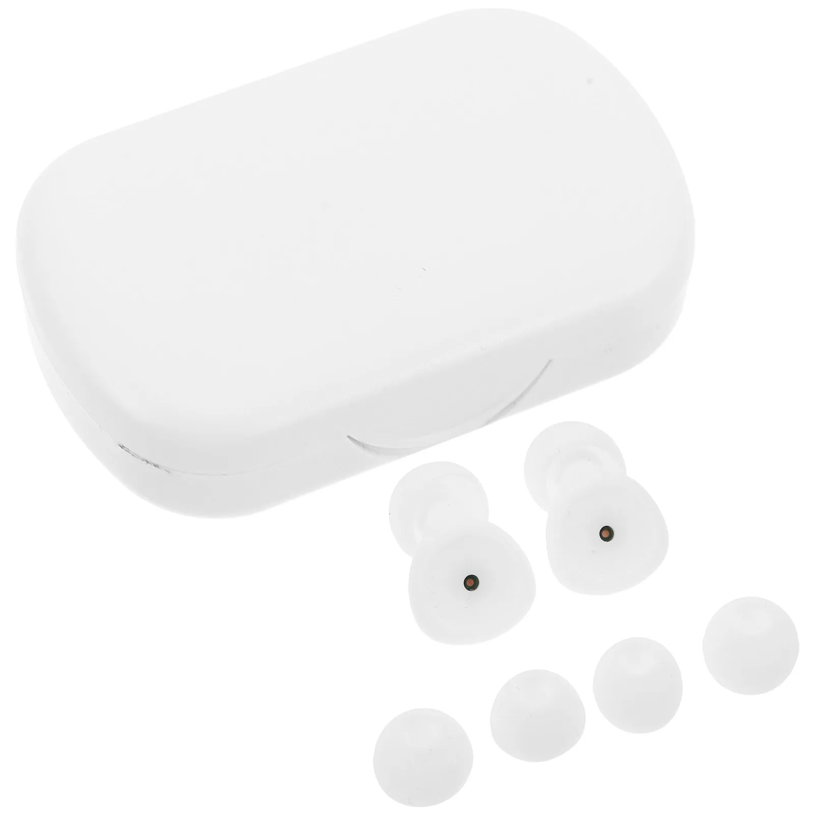 1Set Silicone Earplugs for Sleeping Soft Reusable Noise Reduction Ear Plugs for Side Sleepers Snoring Noise Cancelling 45Db Ear
