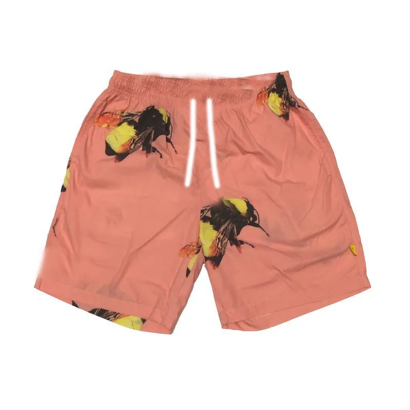 الصيف إلكتروني الطباعة النحل القط مخالب بناطيل الشواطئ جولف الرجال النساء أزياء عارضة الاتجاه العلامة التجارية الاتجاه السراويل الرياضية الراحة قصيرة