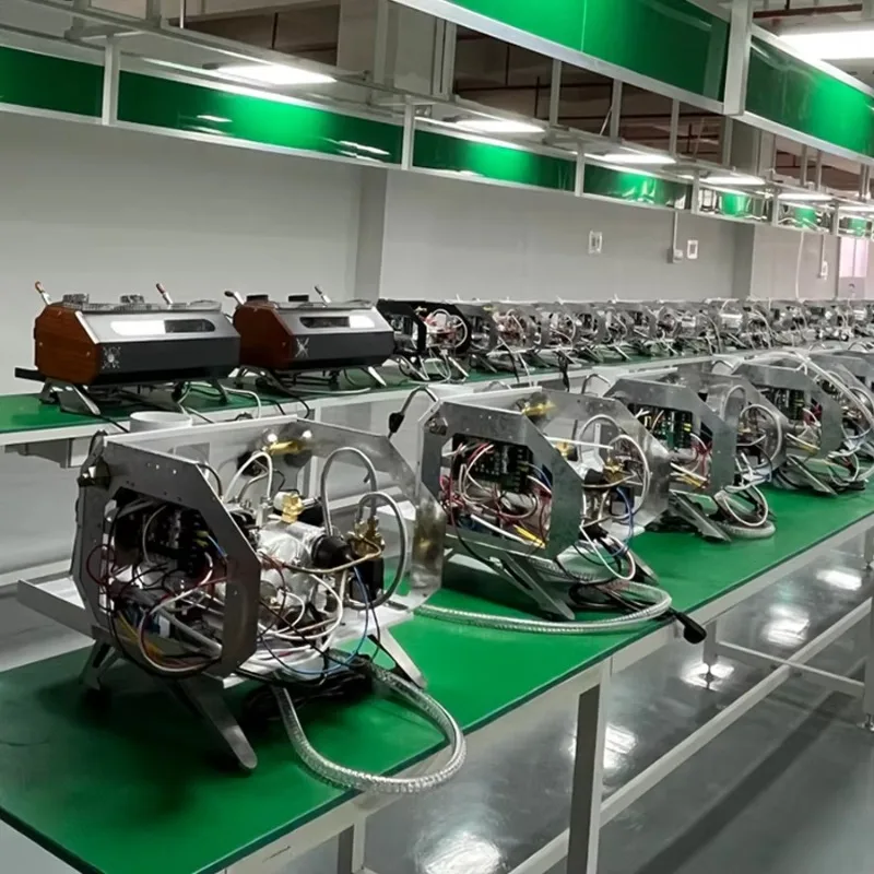 Dual Boiler Rotary Pump Semi-Automatic Coffee Maker Commercial Professional Manual Appliances Espresso Coffee Machine