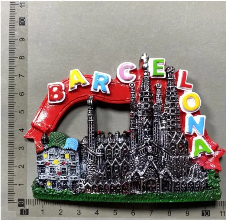 Barcelona Malamute fridge magnets  collection souvenir