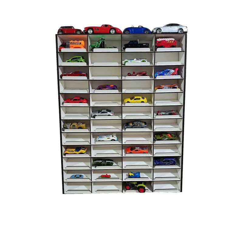 1/64 hobby Car Rack (Hot Wheels, match box Compatible) display Box Garage Toy Car Fridge Car Storage Montessori