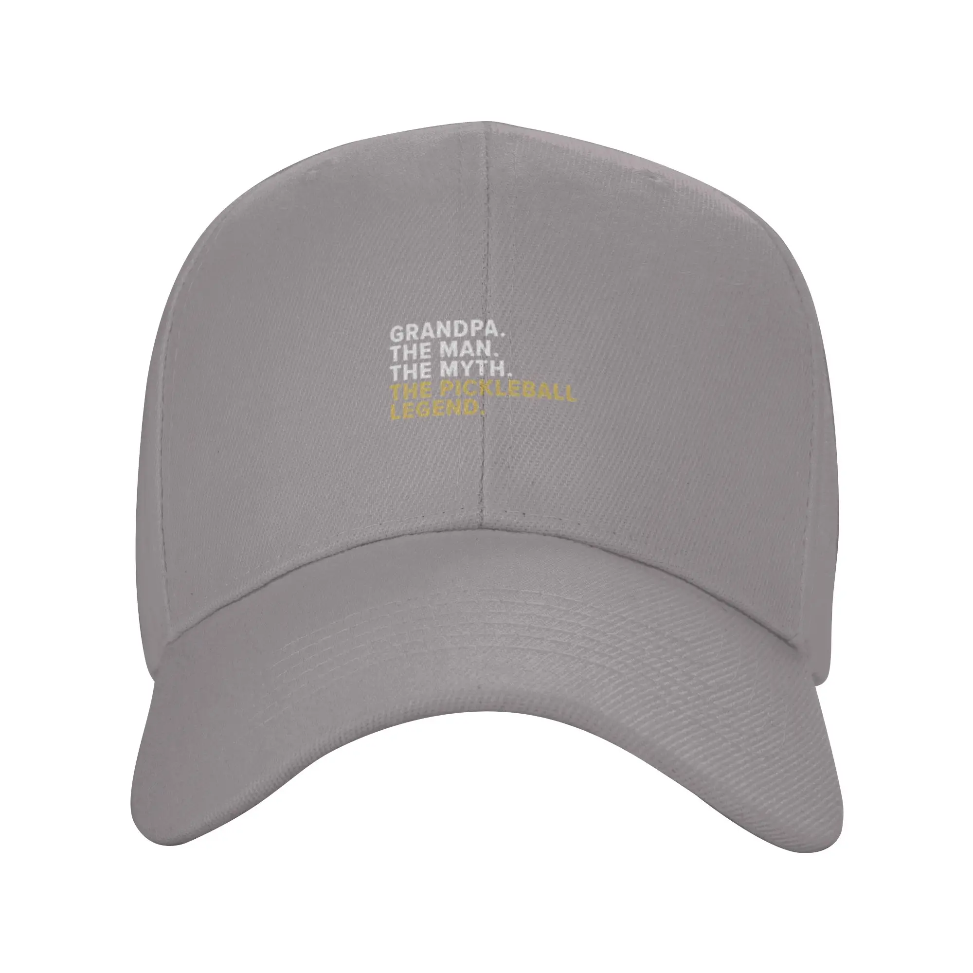 Funny Pickleball For Men - Retirement Pickle Ball Trendy Baseball Cap Photoshoot Prop Metal Buckle Hip Hop Cap