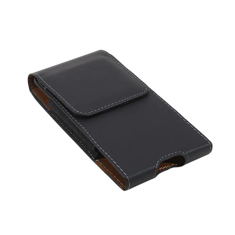 PU Leather Belt‑Loop Phone Case Elderly Men Waist Carry Pouch Multi‑Size Universal Mobile Phone Bag Outdoor Waist Belt Holster - view 5