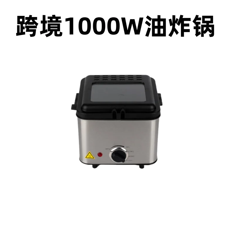 Cross-border manufacturers Commercial household desktop stainless steel fryer Small mini French fries machine Chicken