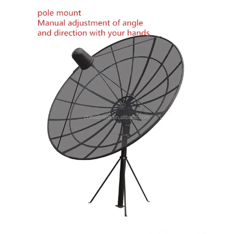 Antena Piring Satelit Aluminium Jaring KU/C Band 10 kaki definisi tinggi