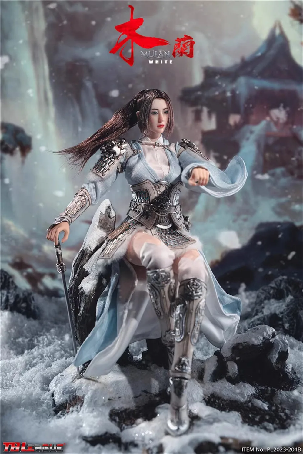 TBLeague PL2023-204B Version Blanche Princesse Femme Kokor Hua Mulan Ensemble Complet Mobile Action Figure Cadeau Pour GérStrengthening 1/6