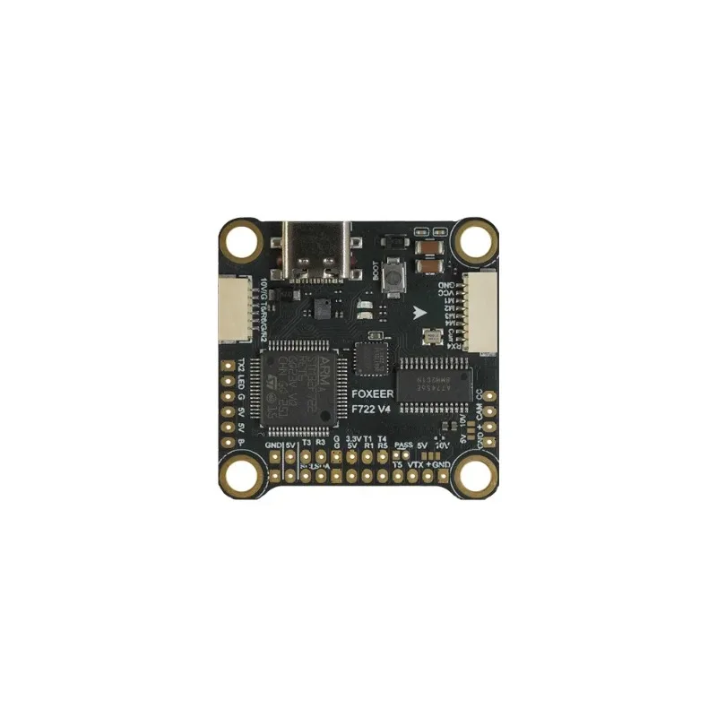 

FOXEER F722 V4 Flight Controller MPU6000 Built-in Barometer 5/10V Dual BEC 16M Black Box 4-8S 30.5MM FPV Freestyle Drone Parts