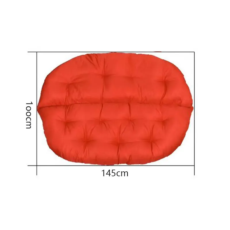 Unfilled or Filled Hanging Swing Egg Basket Double Seat Chair Cushion Cover  Papasan Round Detachable Pillowcase For Home Patio