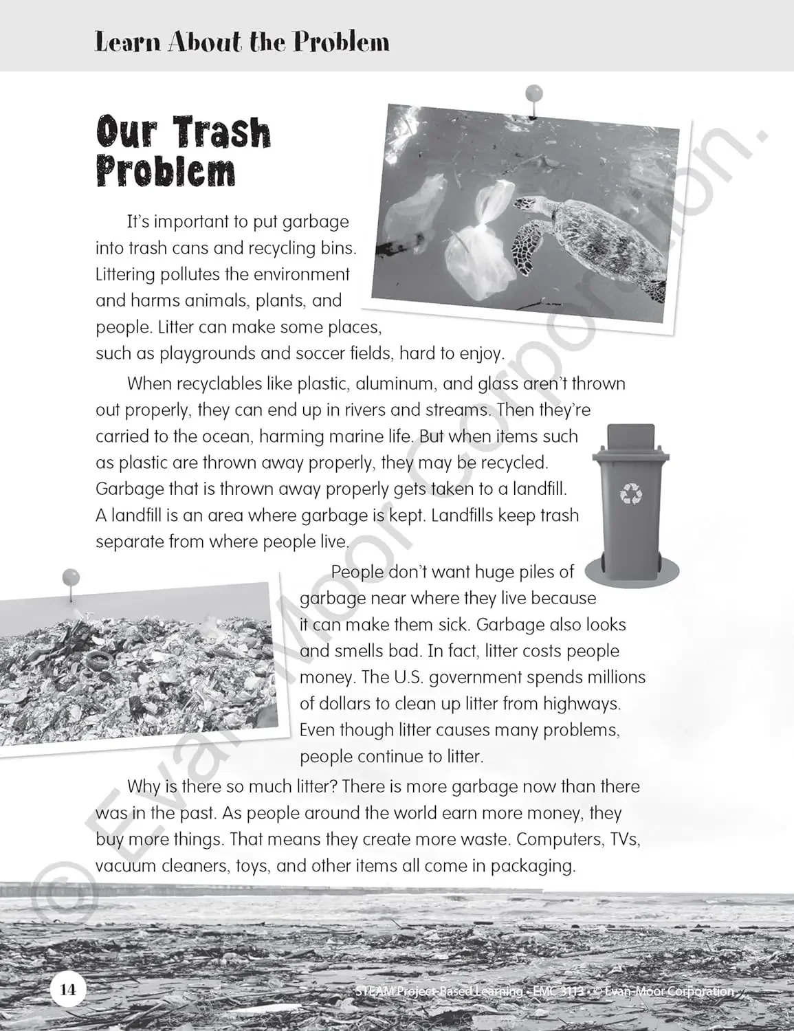 التعلم المبني للمشروع Evan-Moor STEAM، الصف 3، الذين تتراوح أعمارهم بين 7 8 9 10، الكتاب الإنجليزي 9781645141891