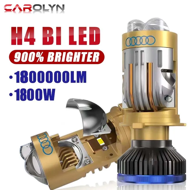 carolyn H4 Laser Lens Headlight Super Bright  H4 Headlight Matrix Lossless Led Dual Light Lens Headlight Far and near Light