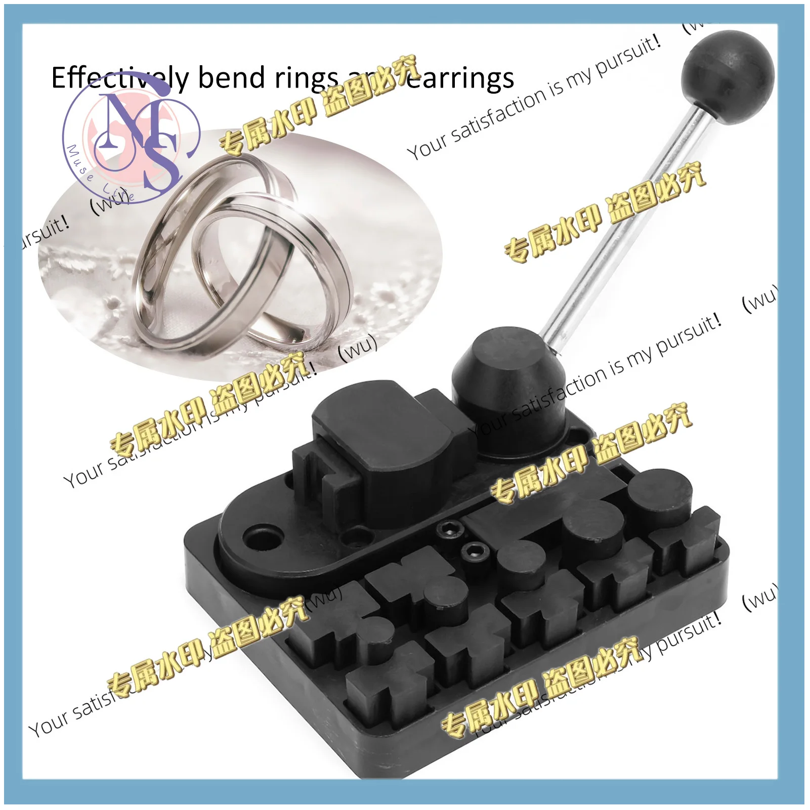 Multifunctional rings, earrings, bending tools, jewelry making tools