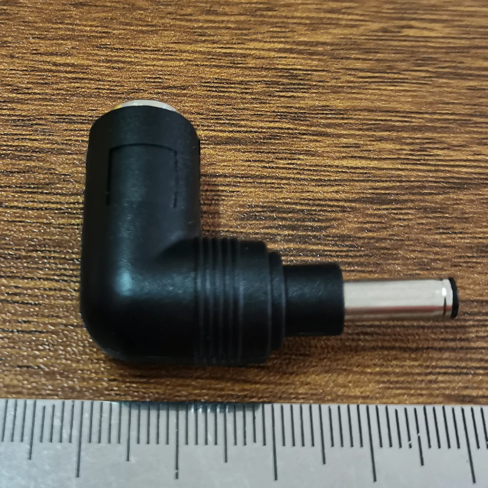 1x DC-Stecker 7,4x5,0mm Buchse auf 4,5x3,0mm Stecker DC-Stromanschluss Winkelstecker DC-Adapter Laptop-Ladegerät-Anschluss für DELL Notebook – Detail 5