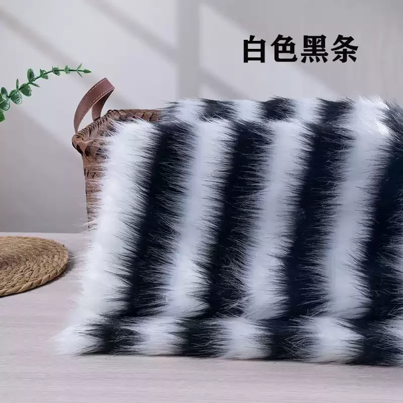 

1yard fluffy fur pile striped plush fabric,carpet mats doll clothes DIY handmade faux fur fabric fur for jacket