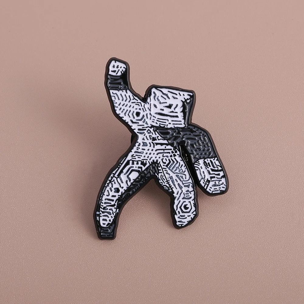 Project Hail Mary 4-teiliges Emaille-Pin-Set: Sci-Fi-Buch- und Film-Fan-Sammlerabzeichen mit der Skulptur von Rocky und Grace – Detail 5