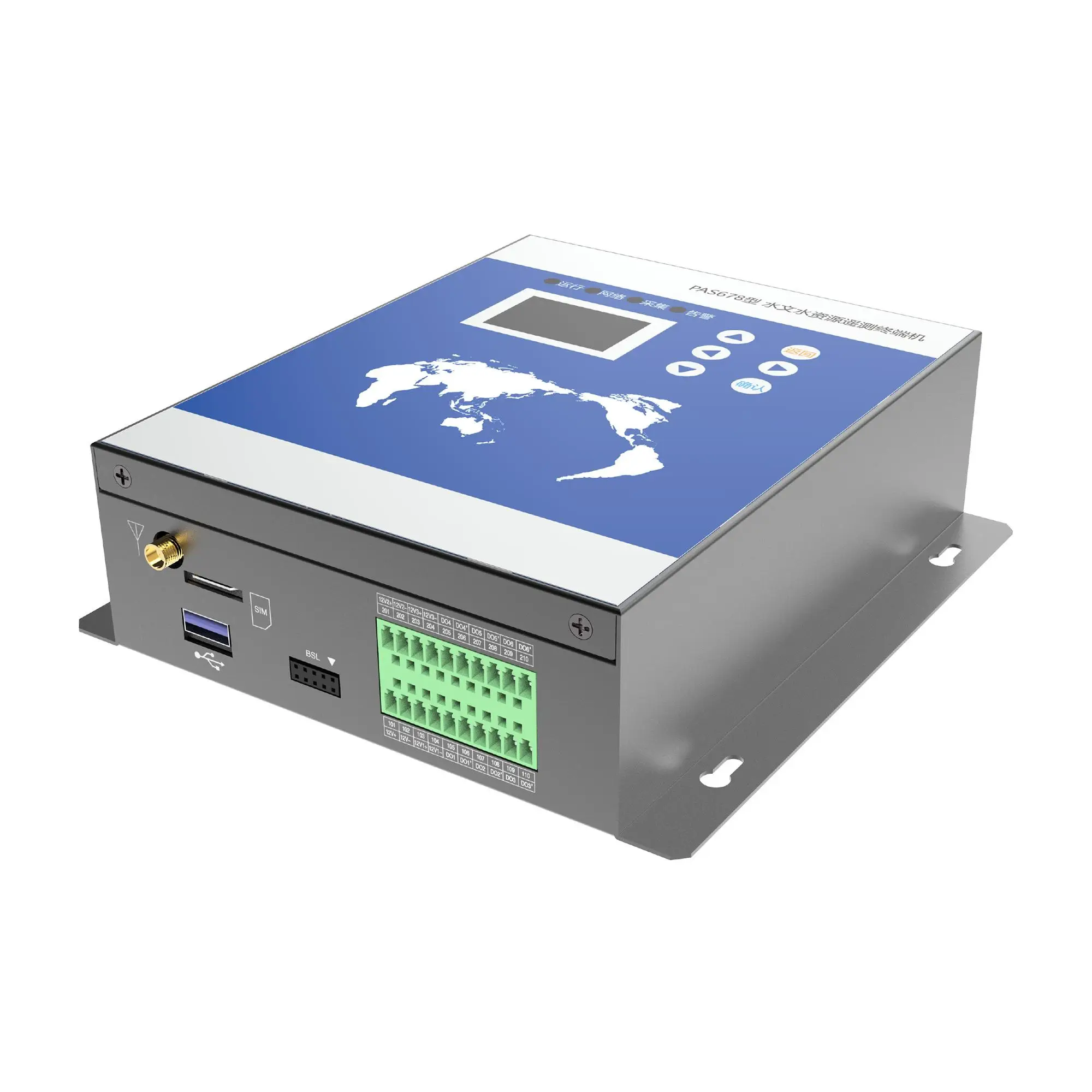 PAS678 Professional Hydro Resource Telemetry Terminal Multi-Interface Data Logger for Remote Water Communication Networking