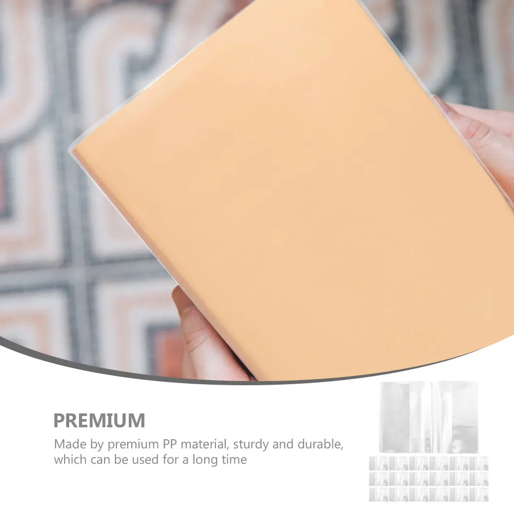 

20Pcs Clear Plastic Book Cover Transparent Self Adhesive Protective Textbook Cover for School