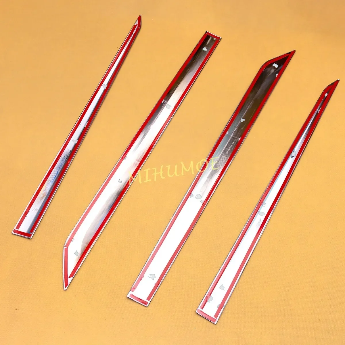 لتويوتا سيينا 2021 2022 2023 2024 تصفيف السيارة كروم باب الجسم صب غطاء شرائط الكسوة اكسسوارات #6