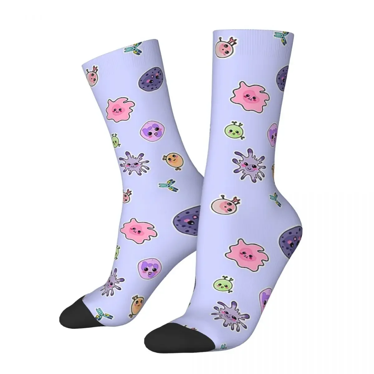 

Immunology Pretty Blue 2021 Socks Harajuku High Quality Stockings All Season Long Socks Accessories for Unisex Christmas Gifts