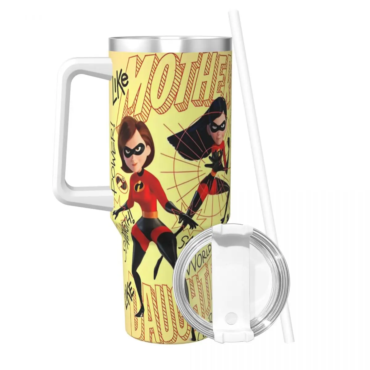 Stainless Steel Tumbler The Incredibles Thermal Mug Portable Cold Drink Car Mugs Travelist Custom Water Bottle