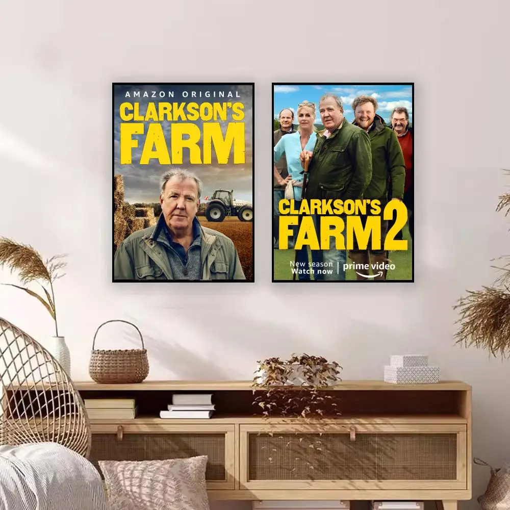 Movie C-Clarkson's Farm Poster Graffiti Art Posters, Chic Wall Decor for Home, Studio, Office & Coffee Shop