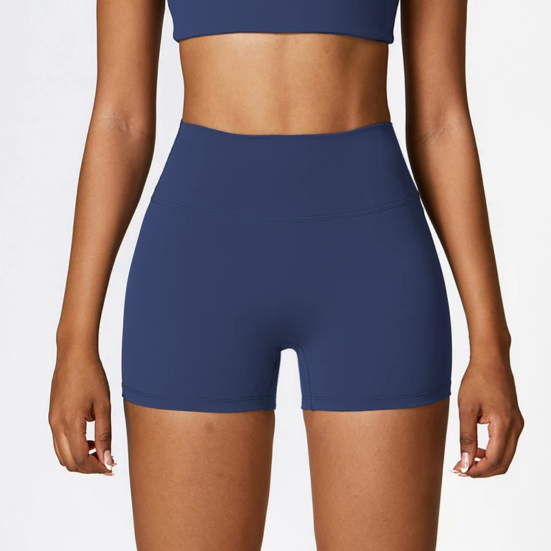 Short de Yoga de sport pour femmes taille haute hanche ascenseur fitness course cyclisme séchage rapide respirant Yoga short de yoga 3 points pour femmes