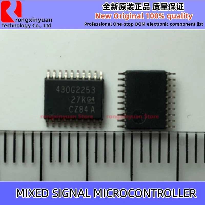 

2-5pcs MSP430G2253IPW20R MSP430G2253IPW20 430G2253 MSP430G2253 TSSOP-20 MIXED SIGNAL MICROCONTROLLER Original New 100% quality