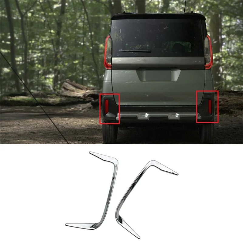 

L38A-для Mitsubishi Delica Mini 2023, задний бампер, крышка заднего фонаря, противотуманная фара, накладка, декоративные запасные части