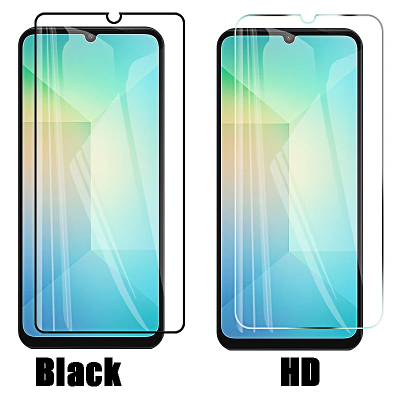 Protective Glass for Samsung Galaxy A06 Screen Protectors Tempered Camera Soft Lens Cover Film for Samsung A16 4G 5G A 06 16