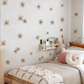 花卉牆貼 波西米亞北歐復古牆貼 乙烯基牆貼 DIY家居花卉牆紙 兒童房家居裝飾 6 最佳銷售 北歐牆貼 - №5