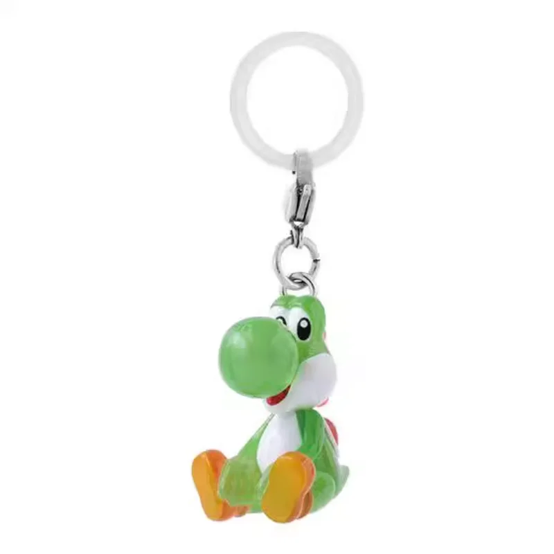 Bandai Original Gashapon Super Mario Yoshi Keychain Figure Toys