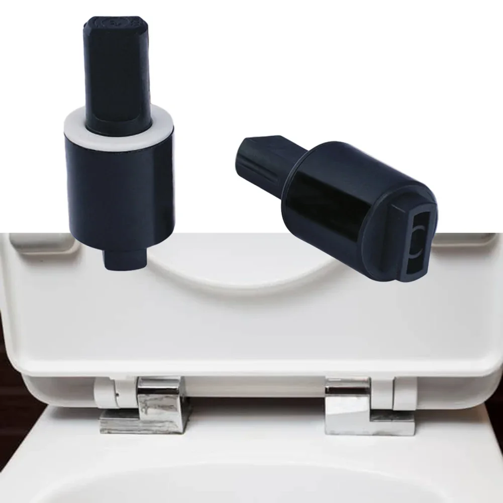 2pcs Seat Hinges Toilet Lid Hinges Toilet Cover Mounting Fixing Connectors For Replacement Soft Close Rotary Damper Hinges