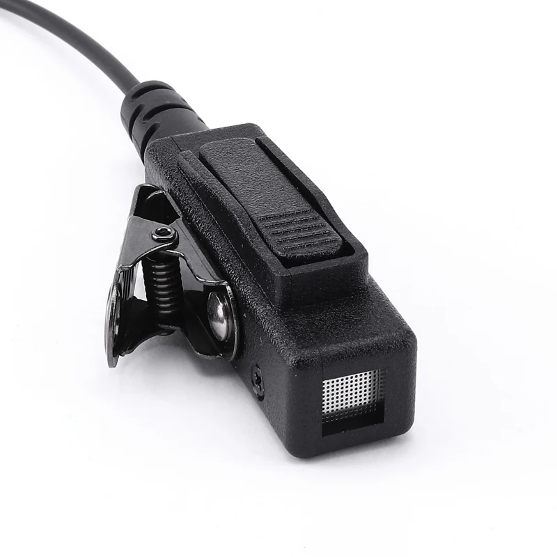 سماعة كبيرة PTT FBI PTT الهواء سماعة أذن بأنبوب ميكروفون سماعة لراديو Hytera TD510 TD520 PD560 PD500 اسلكية تخاطب