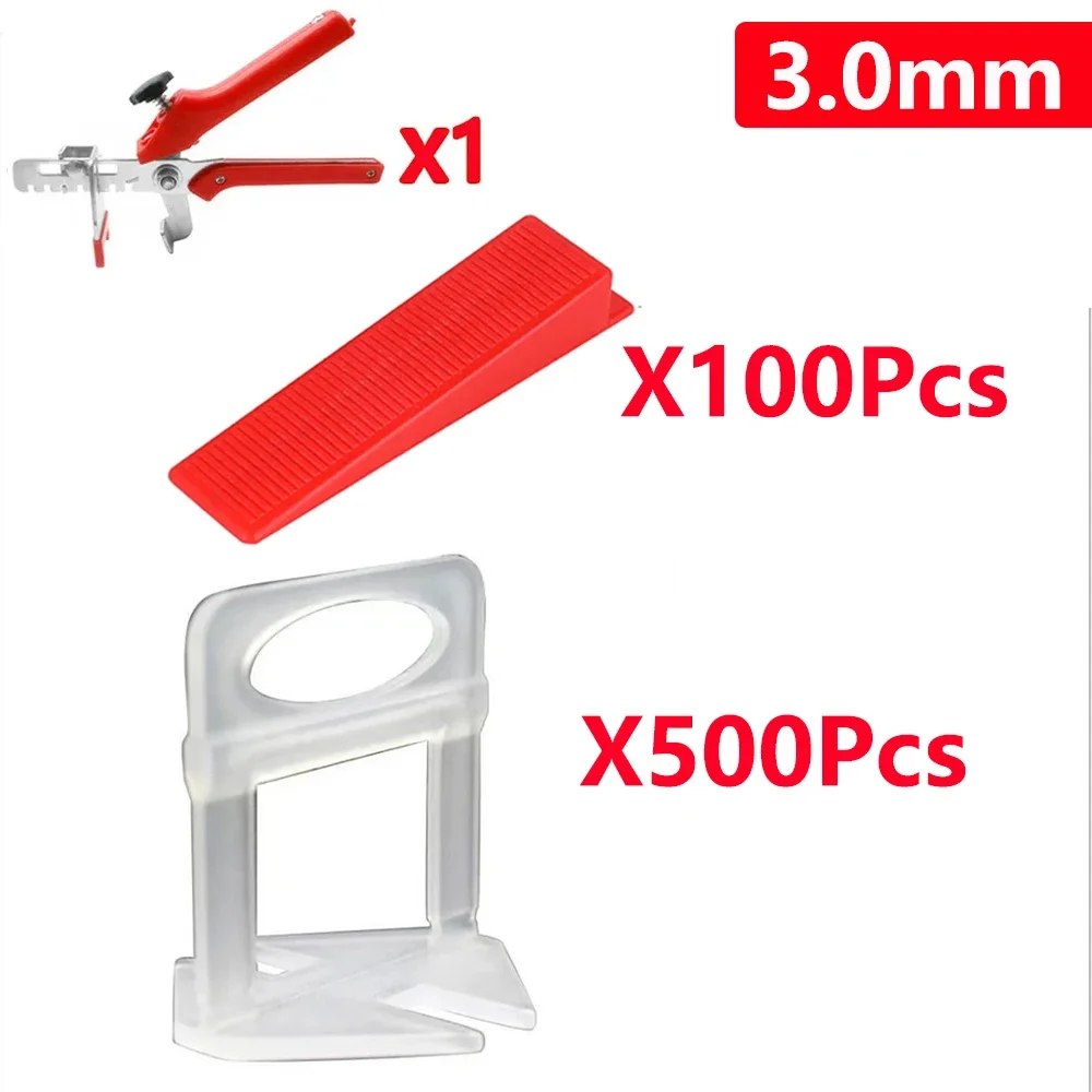 1-601PC Wand Boden Fliesen Nivellierung System Clips Keramik Leveler Spacer Zange Keil Kit für Fliesen Verlegung Bau gebäude Werkzeuge