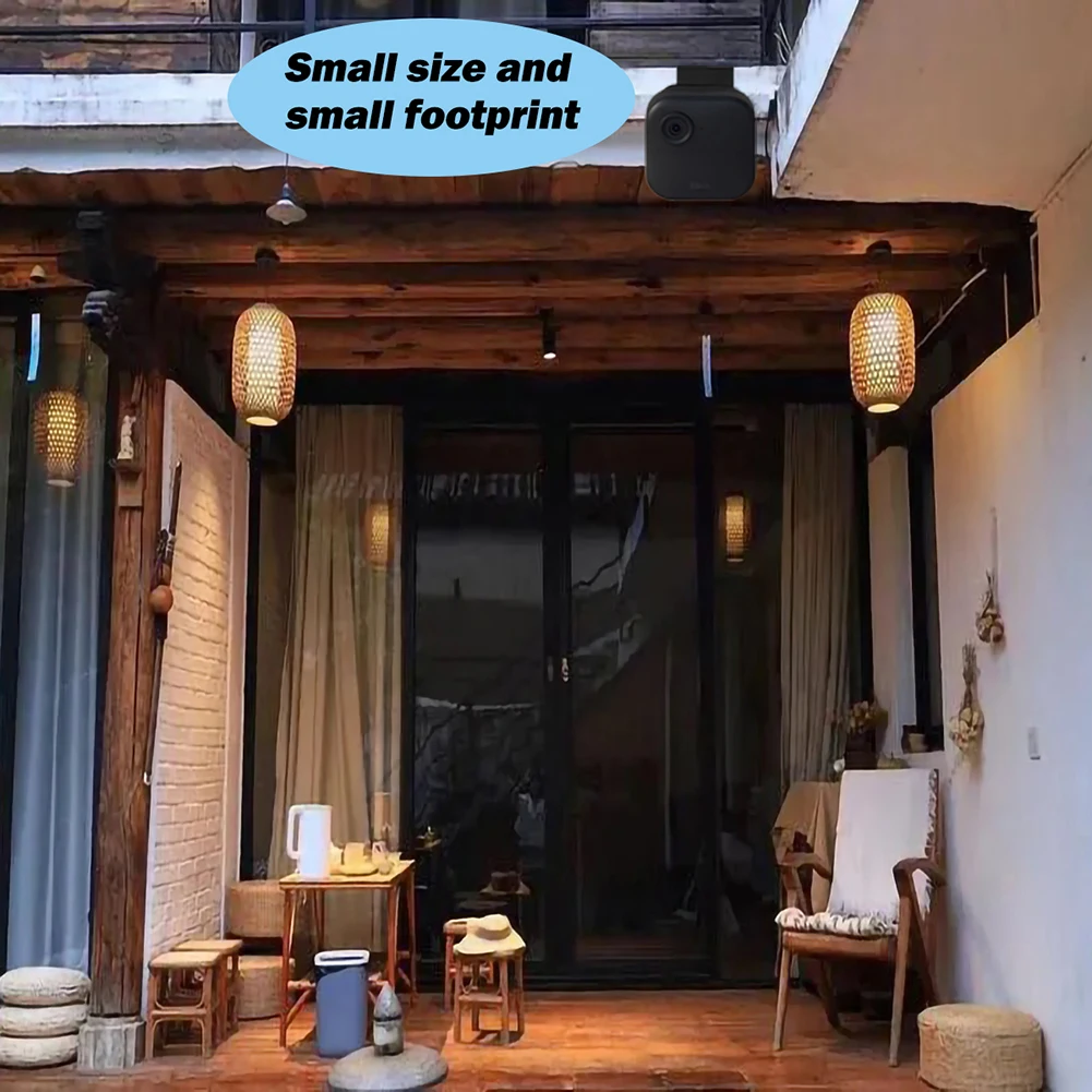 باب/مزراب جبل 360 ° حامل دعامة قابل للتعديل بدون ملحقات تركيب كاميرا الأمان للحفر لـ Blink Outdoor 4 (الجيل الرابع)