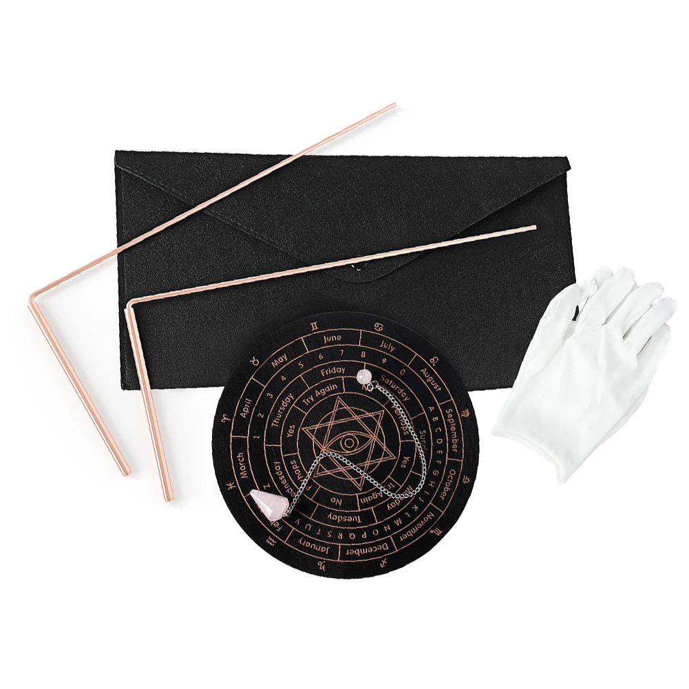 99.9% Pure Copper Dowsing Sticks- Metal Detector Rod Copper Probe Psychic And Divination Copper Pendulum Kit