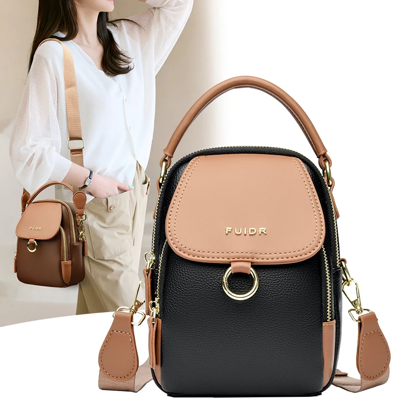 

New mini phone bag, fashionable small bag, versatile casual shoulder bag, women's crossbody bag, small round bag