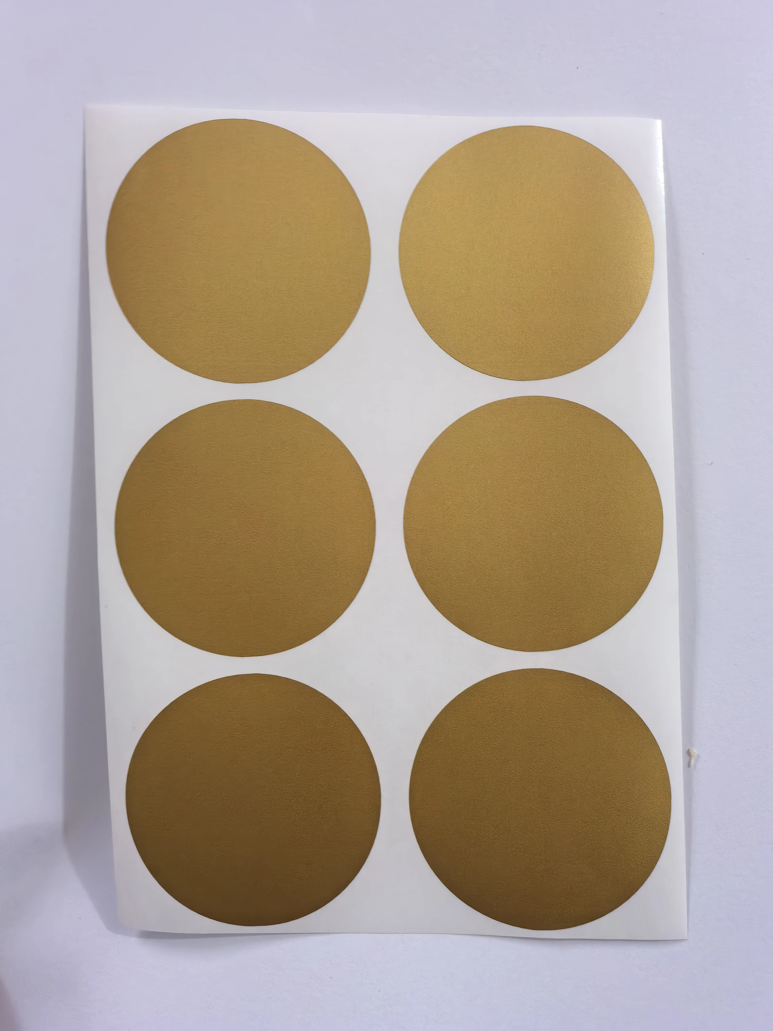 

200Pcs 1.9"Inch Scratch Off Stickers Round 48*48mm Gold Blank For Secret Code Cover Home Game Wedding Message