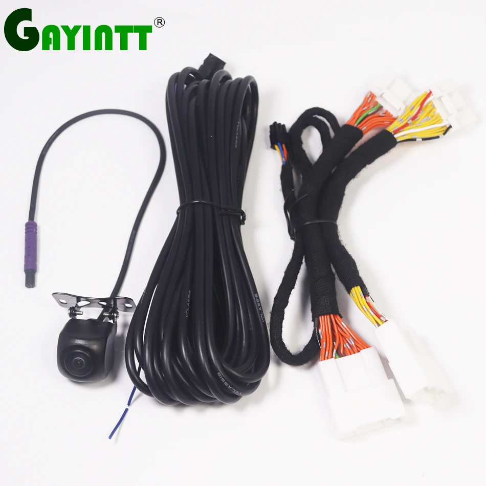 

GAYINTT HD 170 Degree Vehicle Car Reverse Camera Wiring Harness Suitable for toyota 10.25 Inch Original Monitor