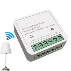 WiFi Smart Dimmer Switch Smart Mini Relay Switch 16A Switch For Smart Home Automation Wi-Fi Light Switch Works With