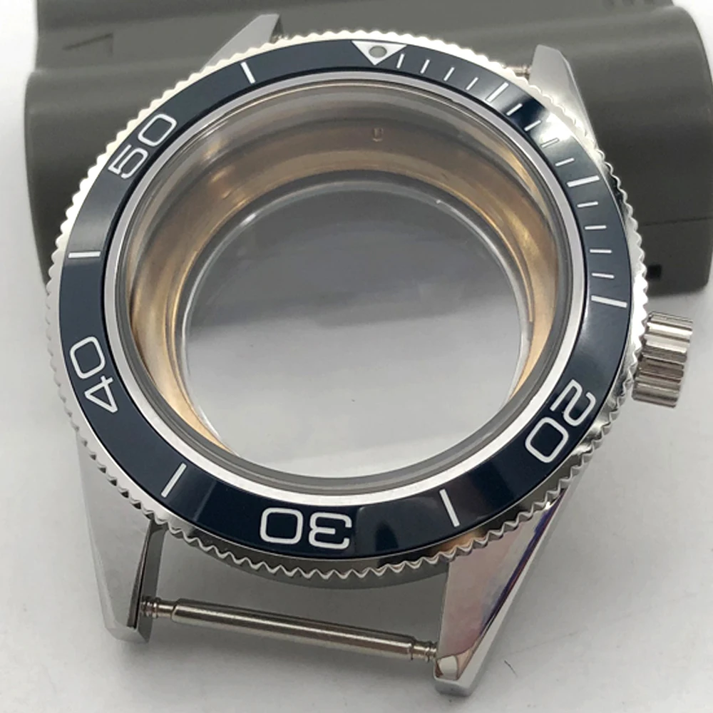 41mm Case Sapphire Glass Fit NH35/NH36 ETA2836 Miyota8205/8215 Mingzhu2813/3804 ST1612 Movement