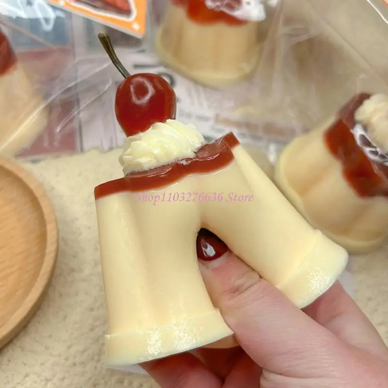 R6fd Streezable Caramel Puddings TPr Stress Ball Two Tone Design Dono soccorso