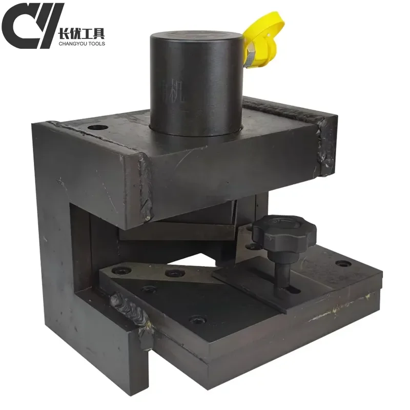 CAC-75C Hydraulic Angle Iron Cutting Machine Hydraulic Angle Steel Processing Machine Can Be Cut Triangle and Rectangle