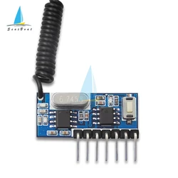 DC 3.3V-5V 433Mhz RF Receiver Learning Code Decoder Module 433 Mhz Wireless 4 CH Output For Remote Controls